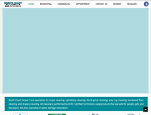 Tablet Screenshot of northcoastcarpetcare.com